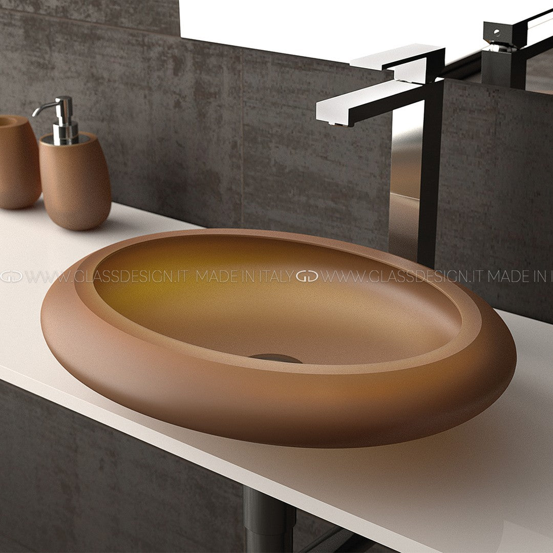 Glass Design Stone: Kristal Çanak Lavabo Koleksiyonuyla Banyoda Saf Zarafet