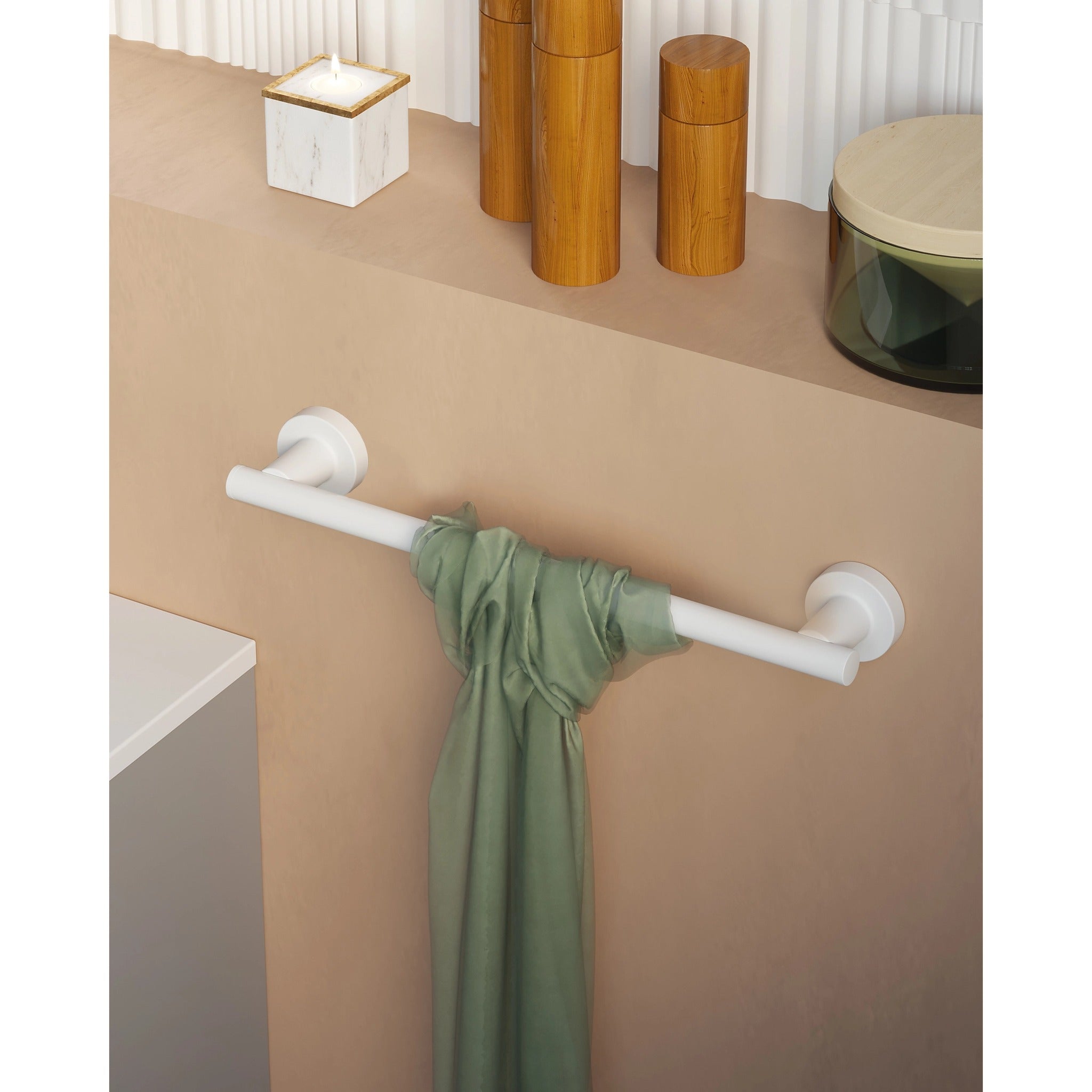 Towel bar 40 cm. – Beyaz