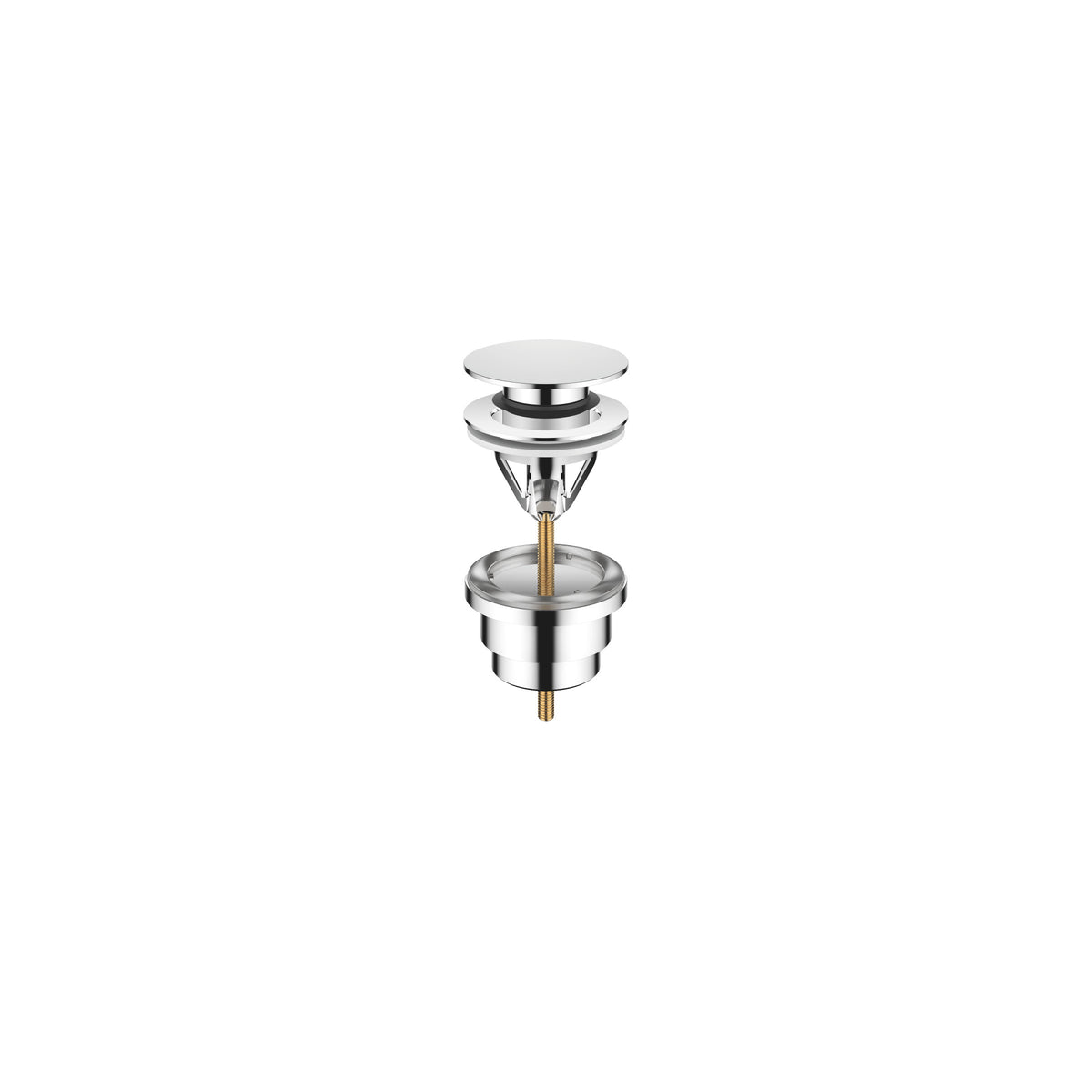 Dornbracht SERIES-VARIOUS Lavabo Süzgeci, Bas-Aç 1 1/4" — Krom