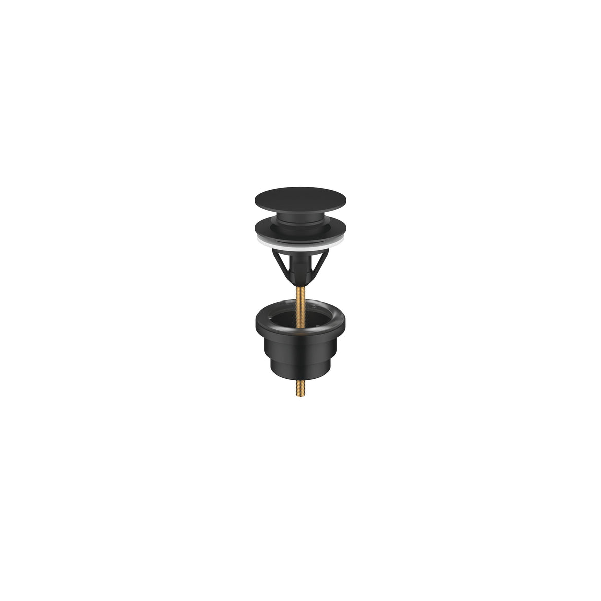 Dornbracht SERIES-VARIOUS Lavabo Süzgeci, Bas-Aç 1 1/4" — Mat Siyah