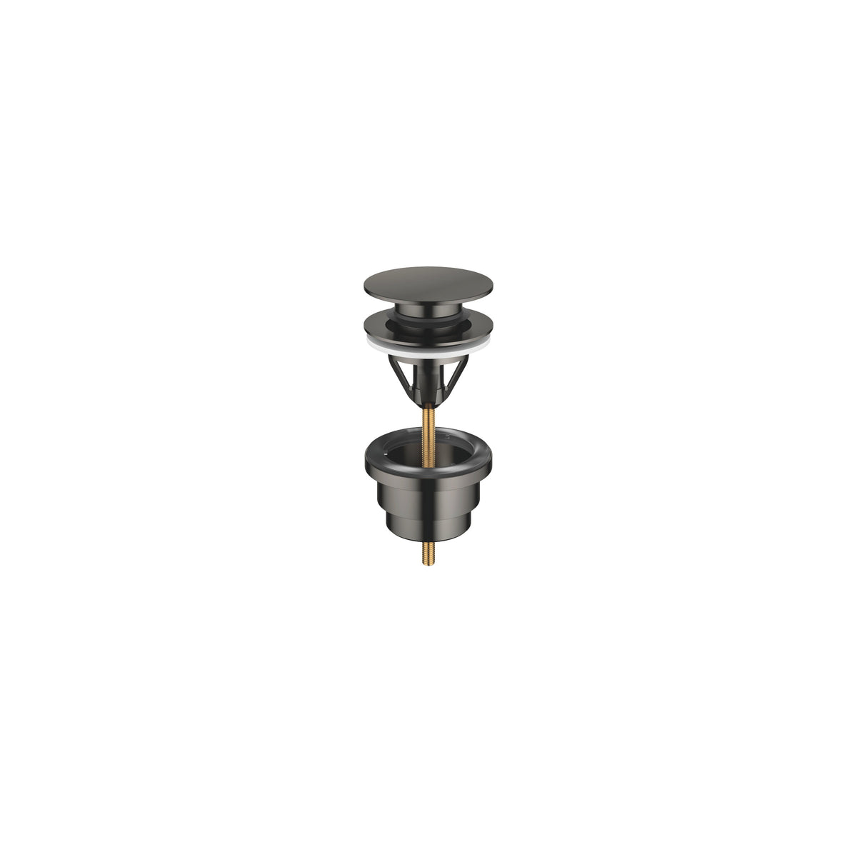 Dornbracht SERIES-VARIOUS Lavabo Süzgeci, Bas-Aç 1 1/4" — Fırçalanmış Koyu Platin