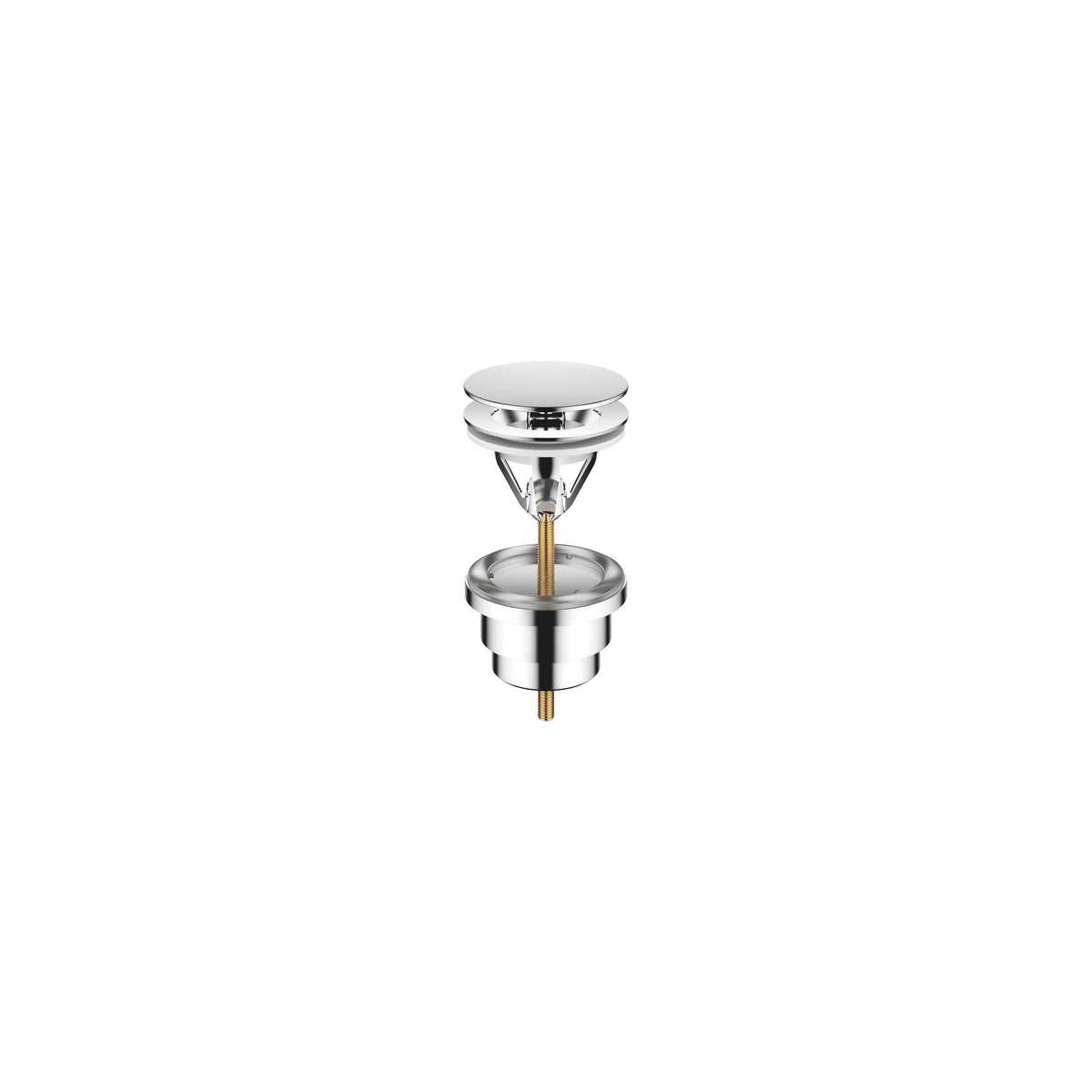 Dornbracht SERIES-VARIOUS Lavabo Süzgeci, Bas-Aç Kapatmasız 1 1/4" — Krom
