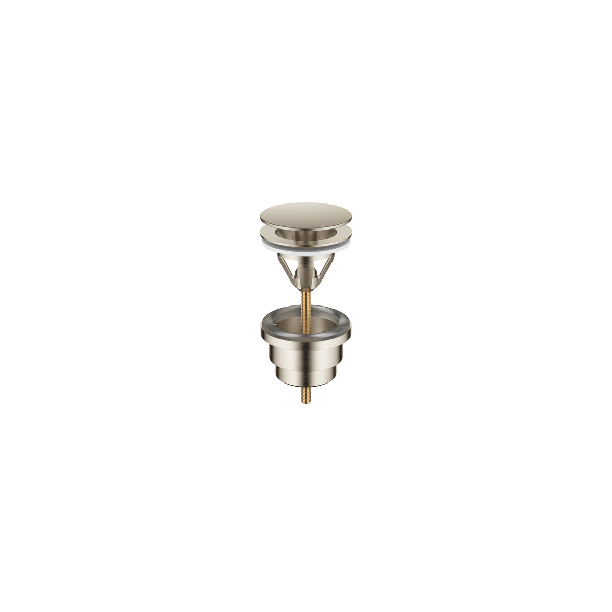 Dornbracht SERIES-VARIOUS Lavabo Süzgeci, Bas-Aç Kapatmasız 1 1/4" — Fırçalanmış Platin