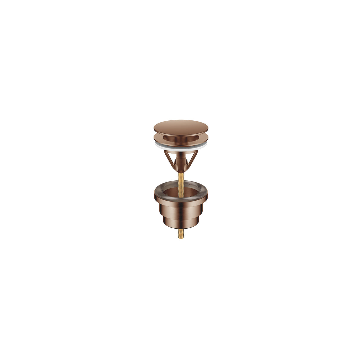 Dornbracht SERIES-VARIOUS Lavabo Süzgeci, Bas-Aç Kapatmasız 1 1/4" — Fırçalanmış Bronz (PVD)