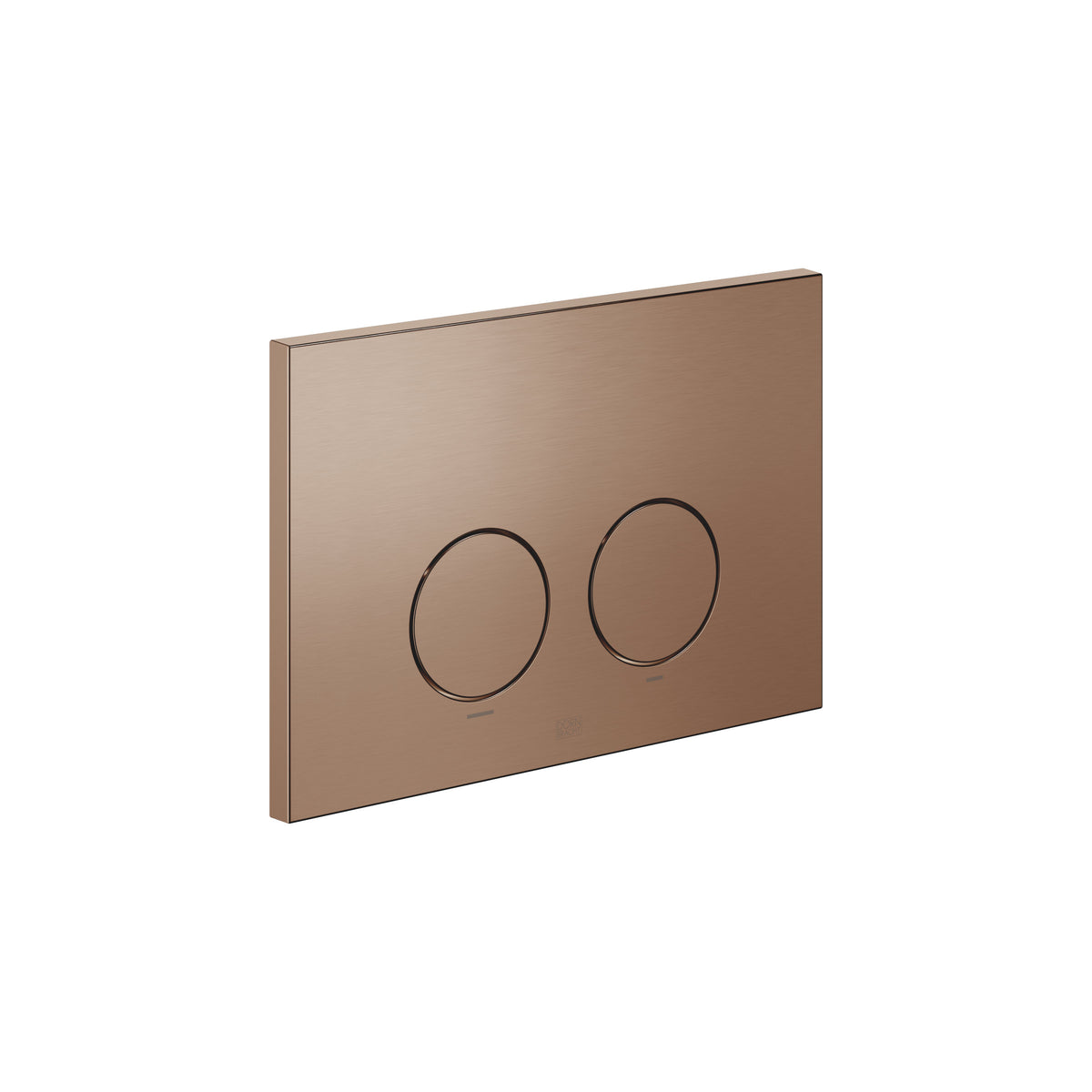 Dornbracht SERIES SPECIFIC Geberit Gömme Rezervuar Kumanda Paneli, Yuvarlak — Fırçalanmış Bronz (PVD)