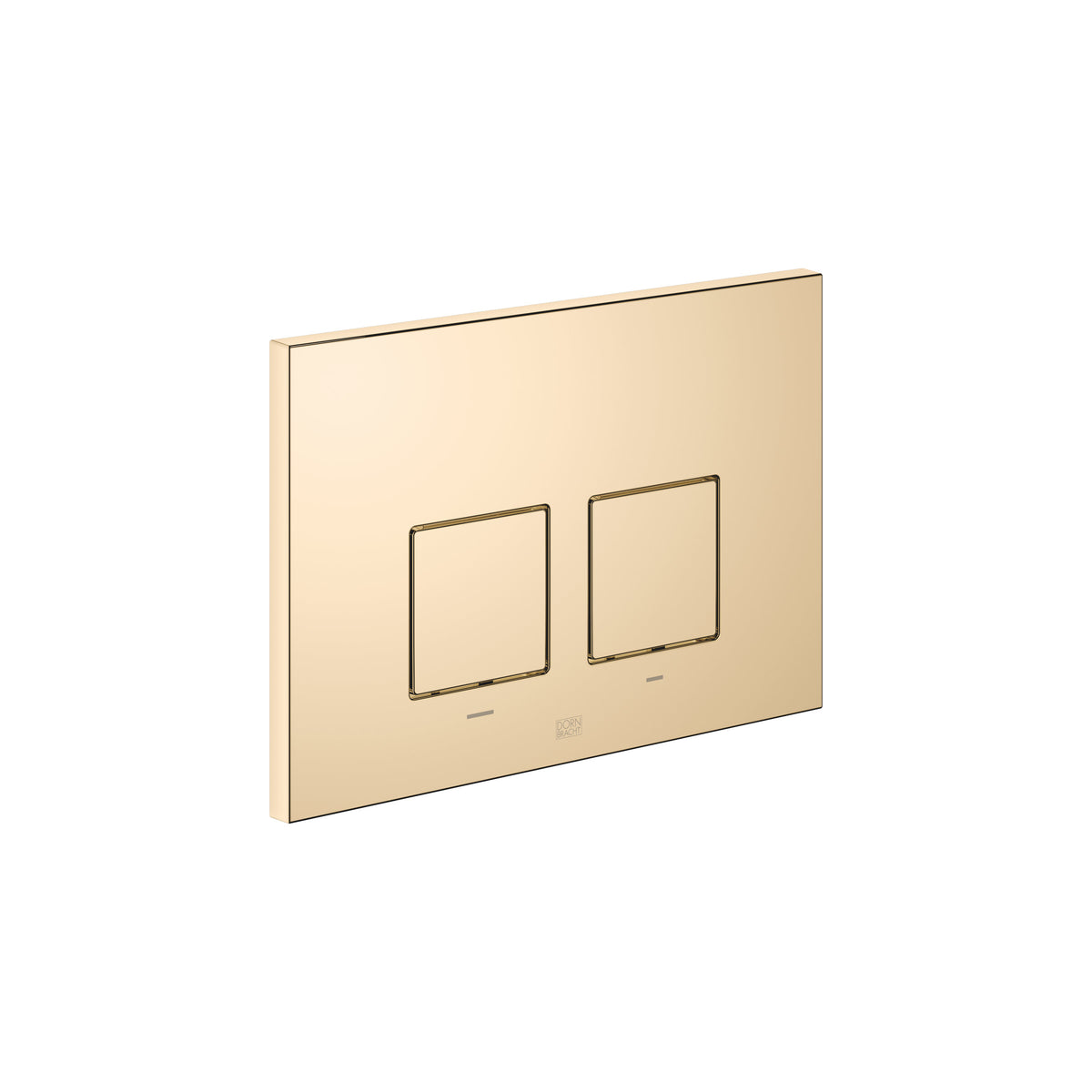 Dornbracht SERIES SPECIFIC Geberit Gömme Rezervuar Kumanda Paneli, Köşeli — Durabrass (23 ayar Altın)