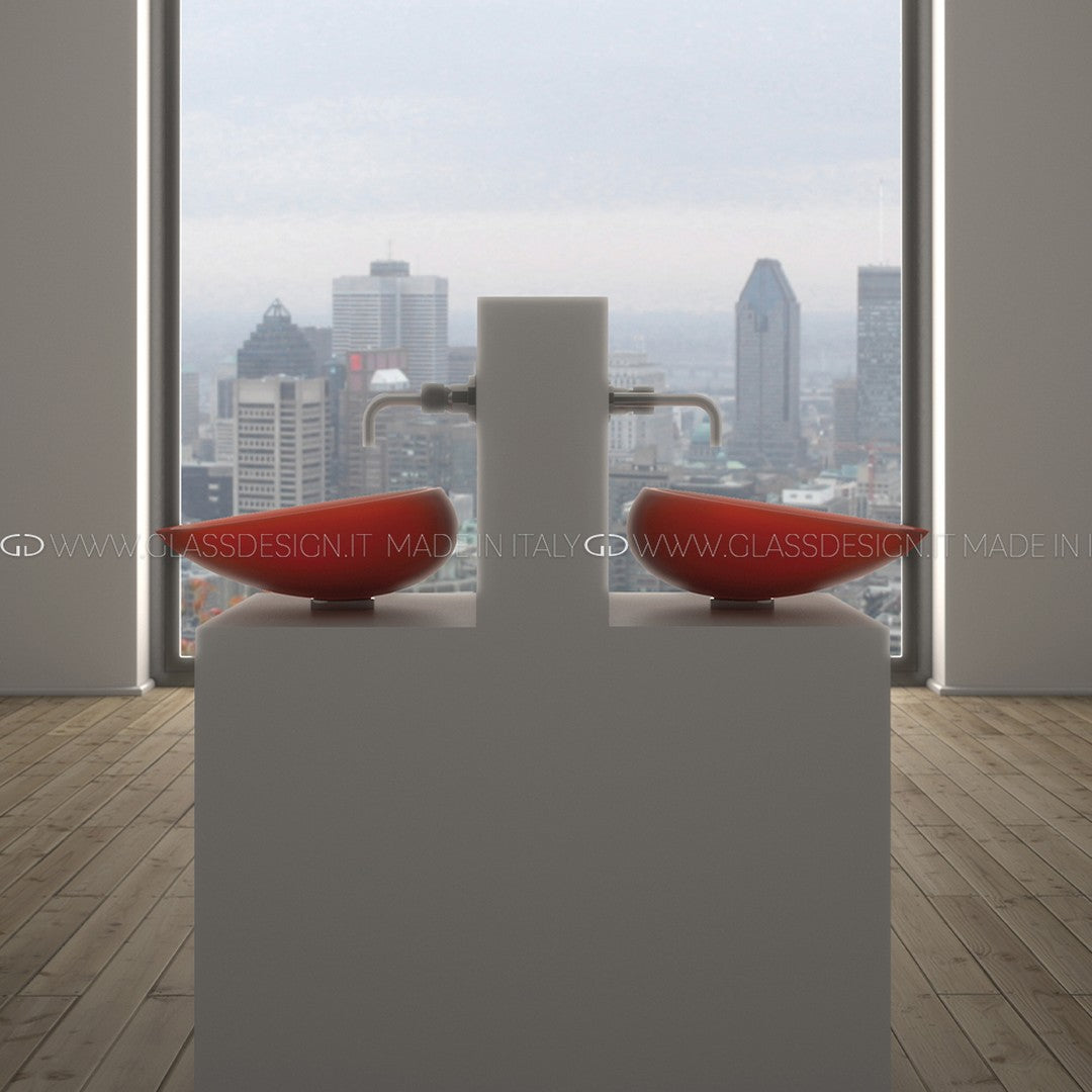 Glass Design Kool Max: Kristal Çanak Lavabo Koleksiyonu