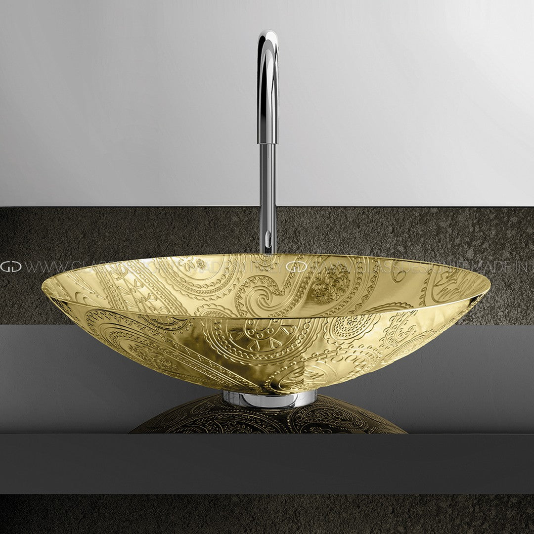 Glass Design Arabesque Lux: Kristal Çanak Lavabo Koleksiyonu