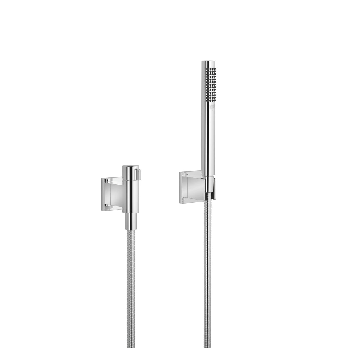 Dornbracht SERIES SPECIFIC El Duşu Seti Ayrı Rozetli Debi Ayarlı FlowReduce — Krom