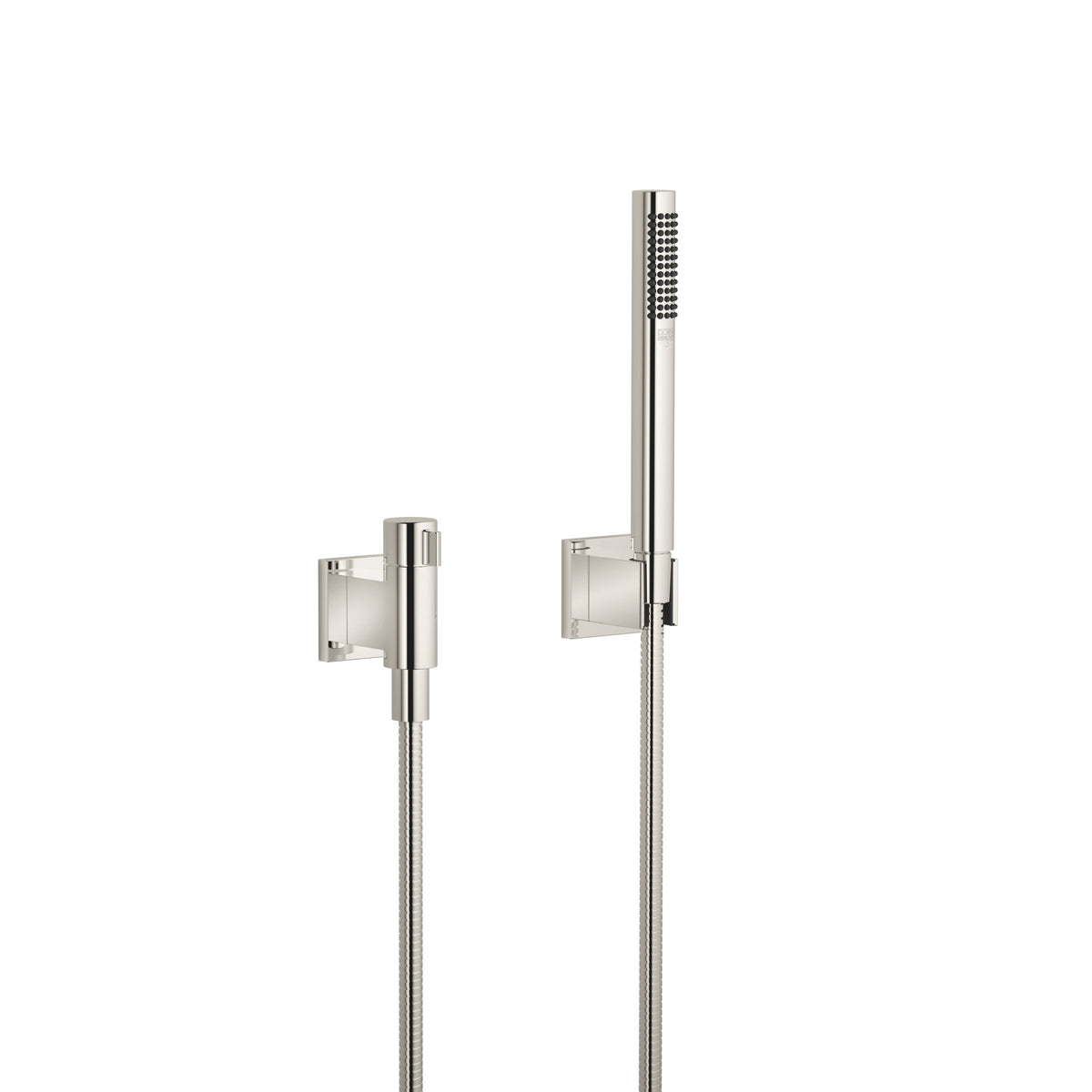 Dornbracht SERIES SPECIFIC El Duşu Seti Ayrı Rozetli Debi Ayarlı — Platin