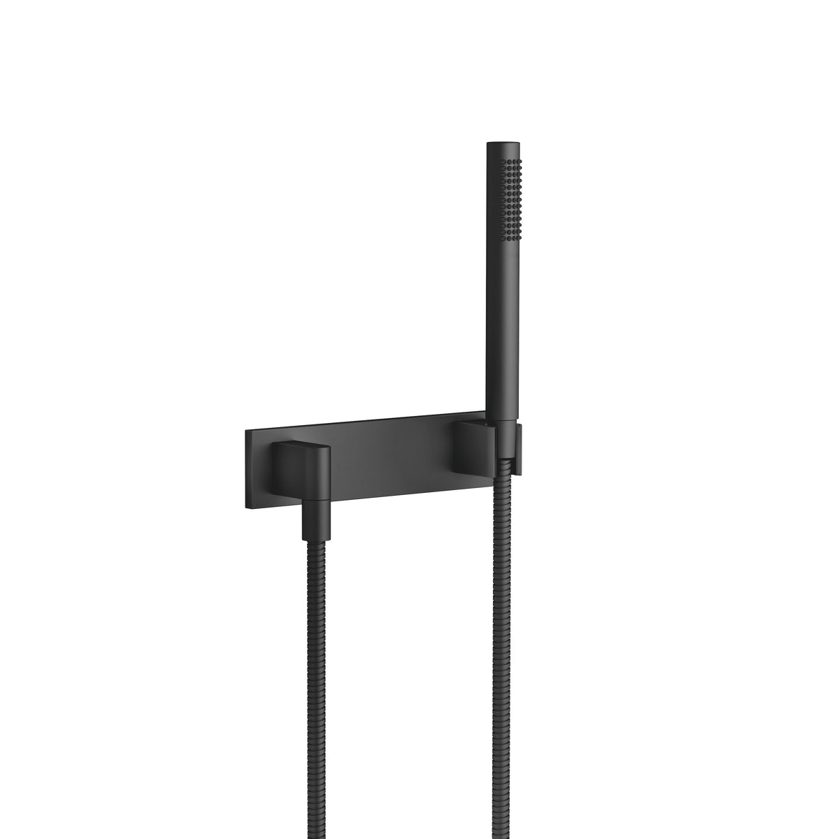 Dornbracht SERIES SPECIFIC El Duşu Seti Kapak Plakalı — Mat Siyah