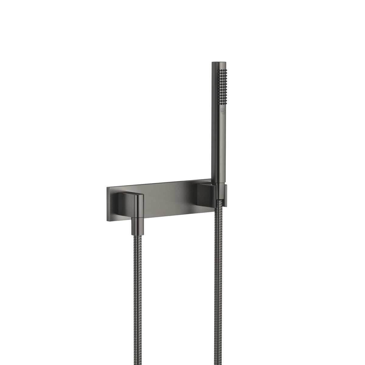 Dornbracht SERIES SPECIFIC El Duşu Seti Kapak Plakalı — Fırçalanmış Koyu Platin