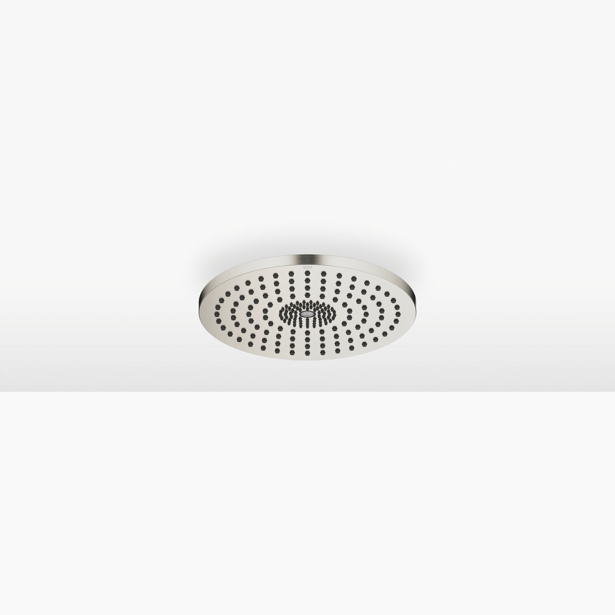 Dornbracht SERIES SPECIFIC Tepe Duşu Tavan Sıva Üstü, Işıklı 300 mm — Fırçalanmış Platin