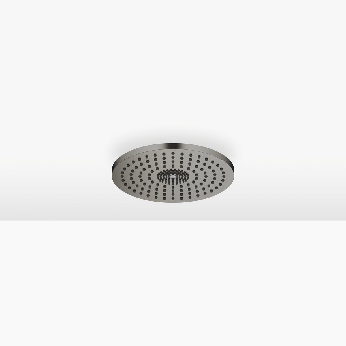 Dornbracht SERIES SPECIFIC Tepe Duşu Tavan Sıva Üstü, Işıklı 300 mm — Fırçalanmış Koyu Platin