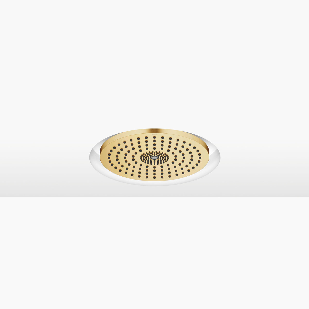 Dornbracht SERIES SPECIFIC Tepe Duşu Tavana Gömme, Işıklı 300 mm — Fırçalanmış Durabrass (23 ayar Altın)