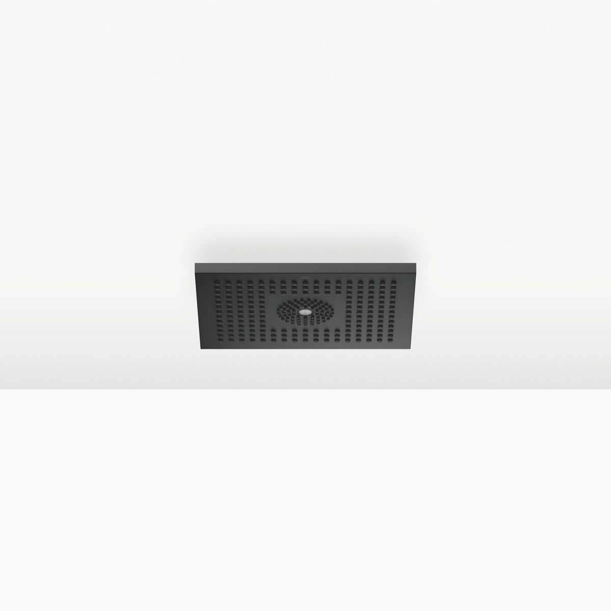 Dornbracht SERIES SPECIFIC Tepe Duşu Tavan Sıva Üstü, Işıklı 300 x 240 mm — Mat Siyah