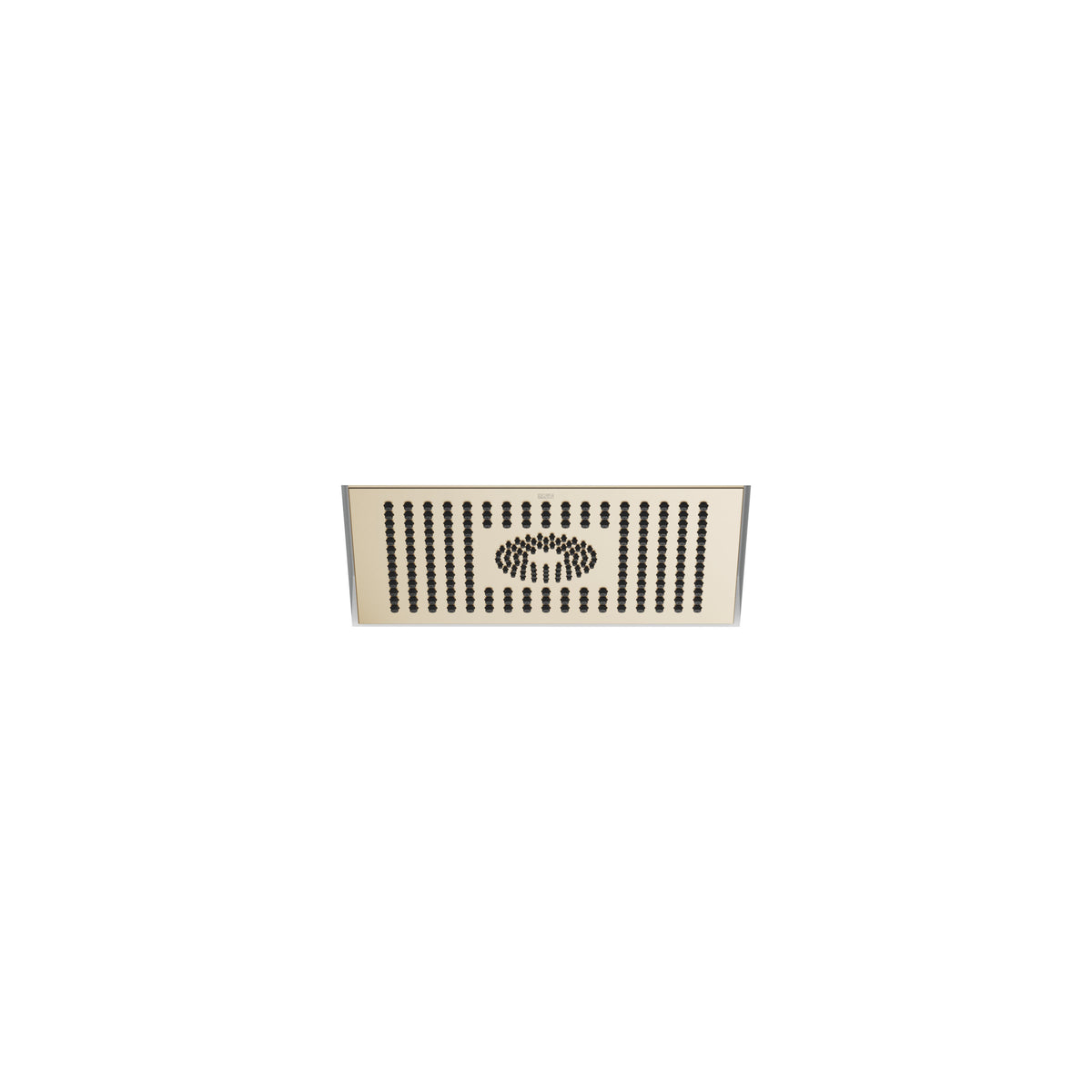 Dornbracht SERIES SPECIFIC Tepe Duşu Tavana Gömme 300 x 240 mm — Fırçalanmış Açık Altın (PVD)