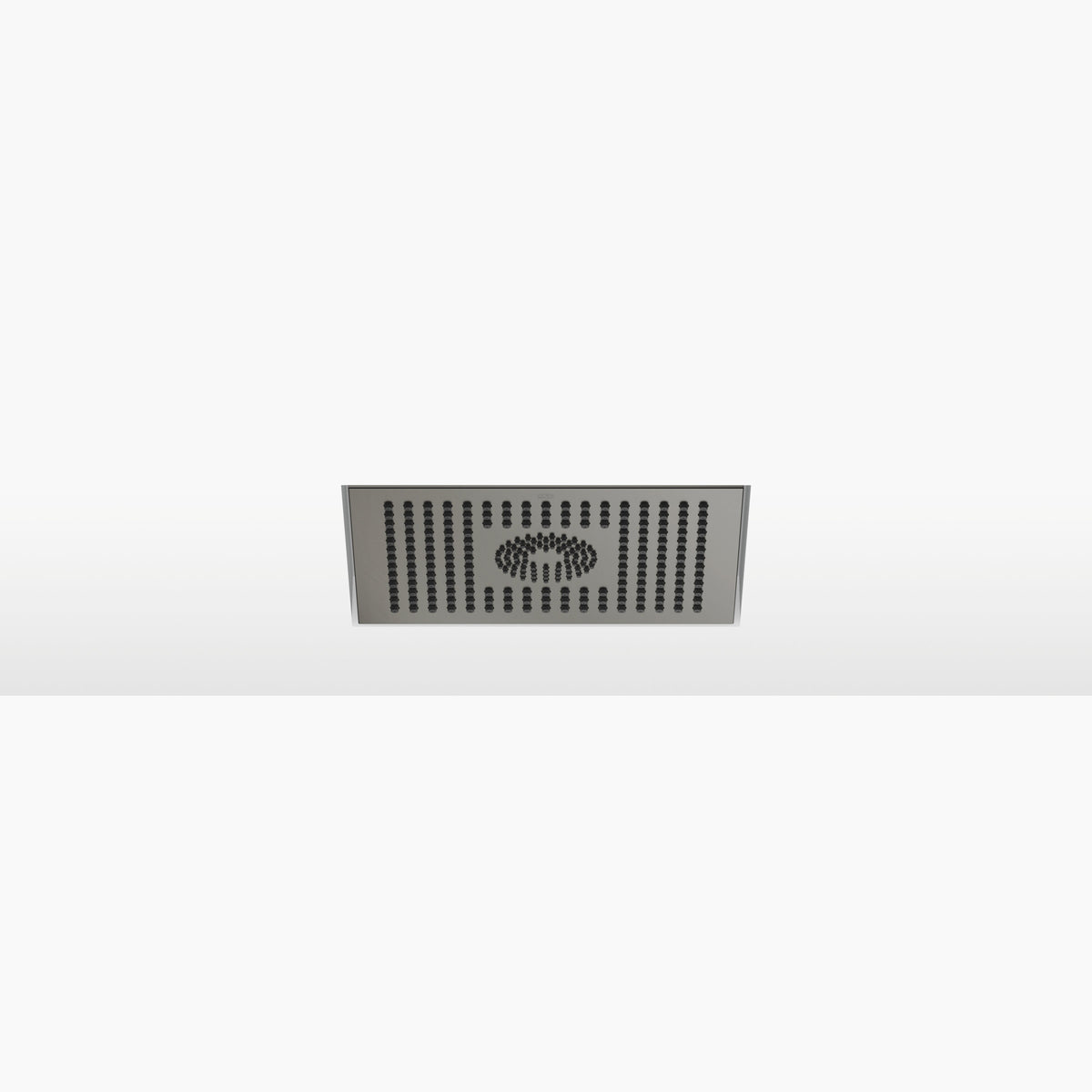 Dornbracht SERIES SPECIFIC Tepe Duşu Tavana Gömme 300 x 240 mm — Fırçalanmış Koyu Platin