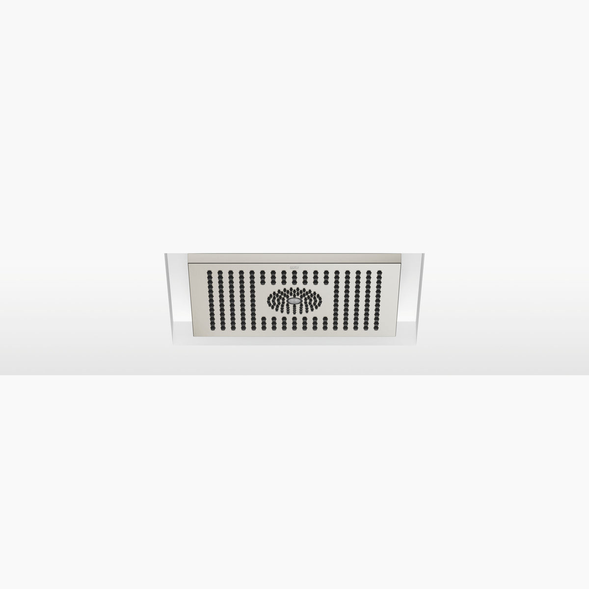Dornbracht SERIES SPECIFIC Tepe Duşu Tavana Gömme, Işıklı 300 x 240 mm — Fırçalanmış Platin