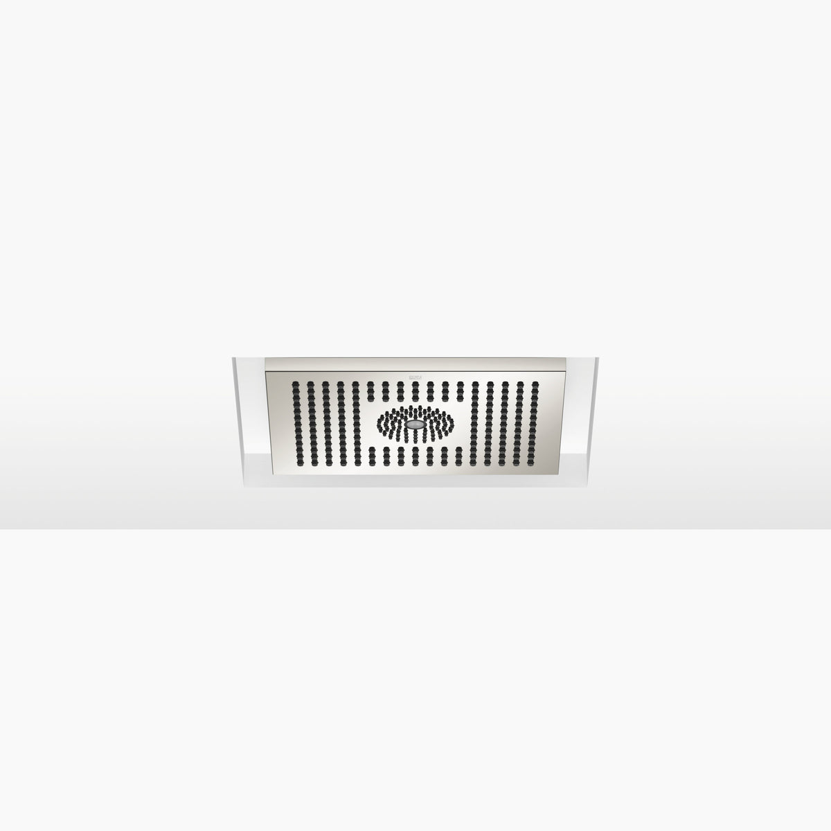 Dornbracht SERIES SPECIFIC Tepe Duşu Tavana Gömme, Işıklı 300 x 240 mm — Platin