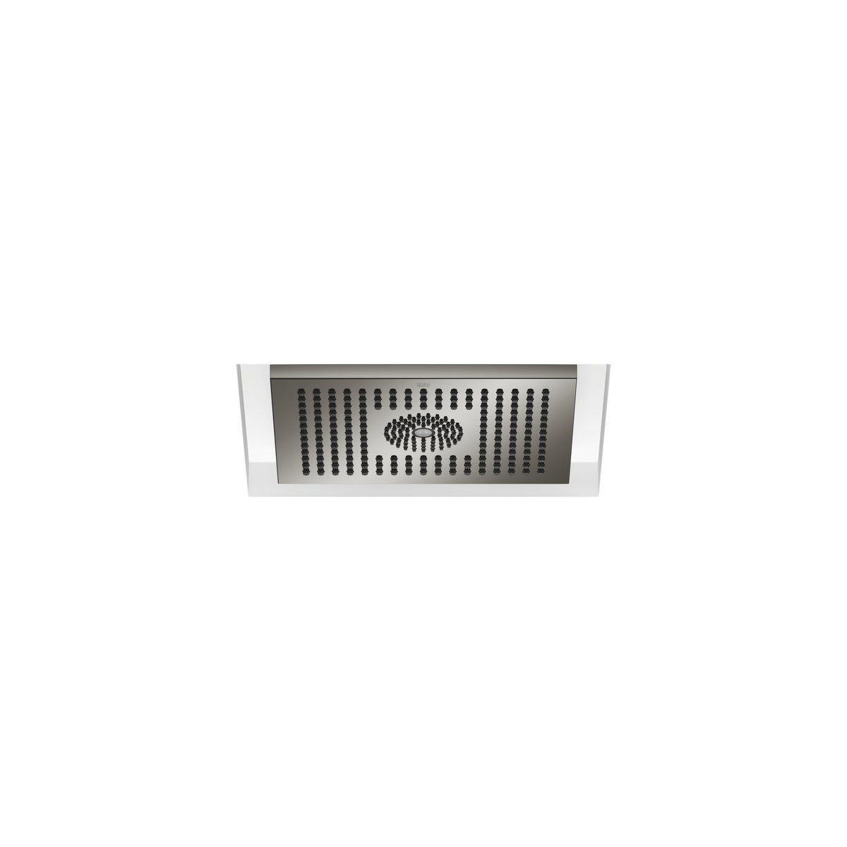 Dornbracht SERIES SPECIFIC Tepe Duşu Tavana Gömme, Işıklı 300 x 240 mm — Koyu Krom