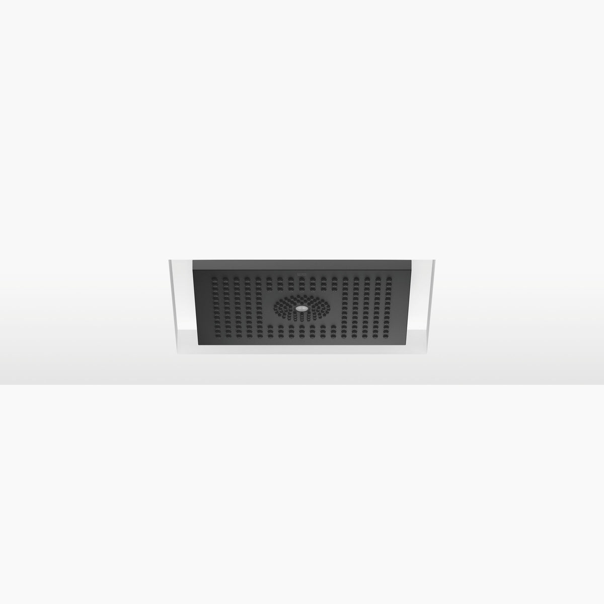 Dornbracht SERIES SPECIFIC Tepe Duşu Tavana Gömme, Işıklı 300 x 240 mm — Mat Siyah