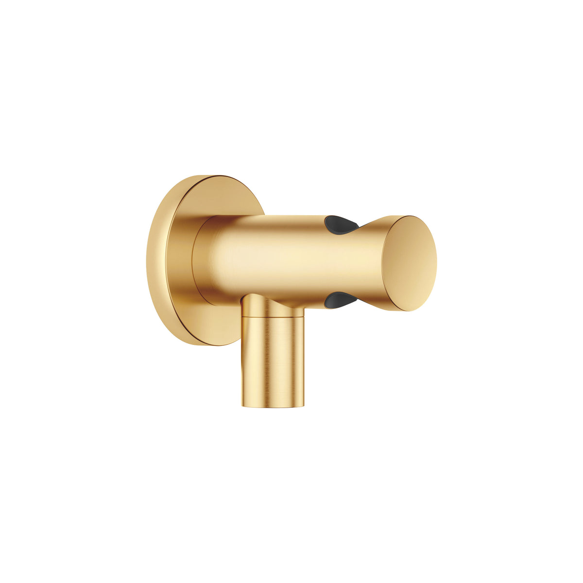 Dornbracht SERIES SPECIFIC Duvar Dirseği Entegre Duş Tutuculu — Fırçalanmış Durabrass (23 ayar Altın)
