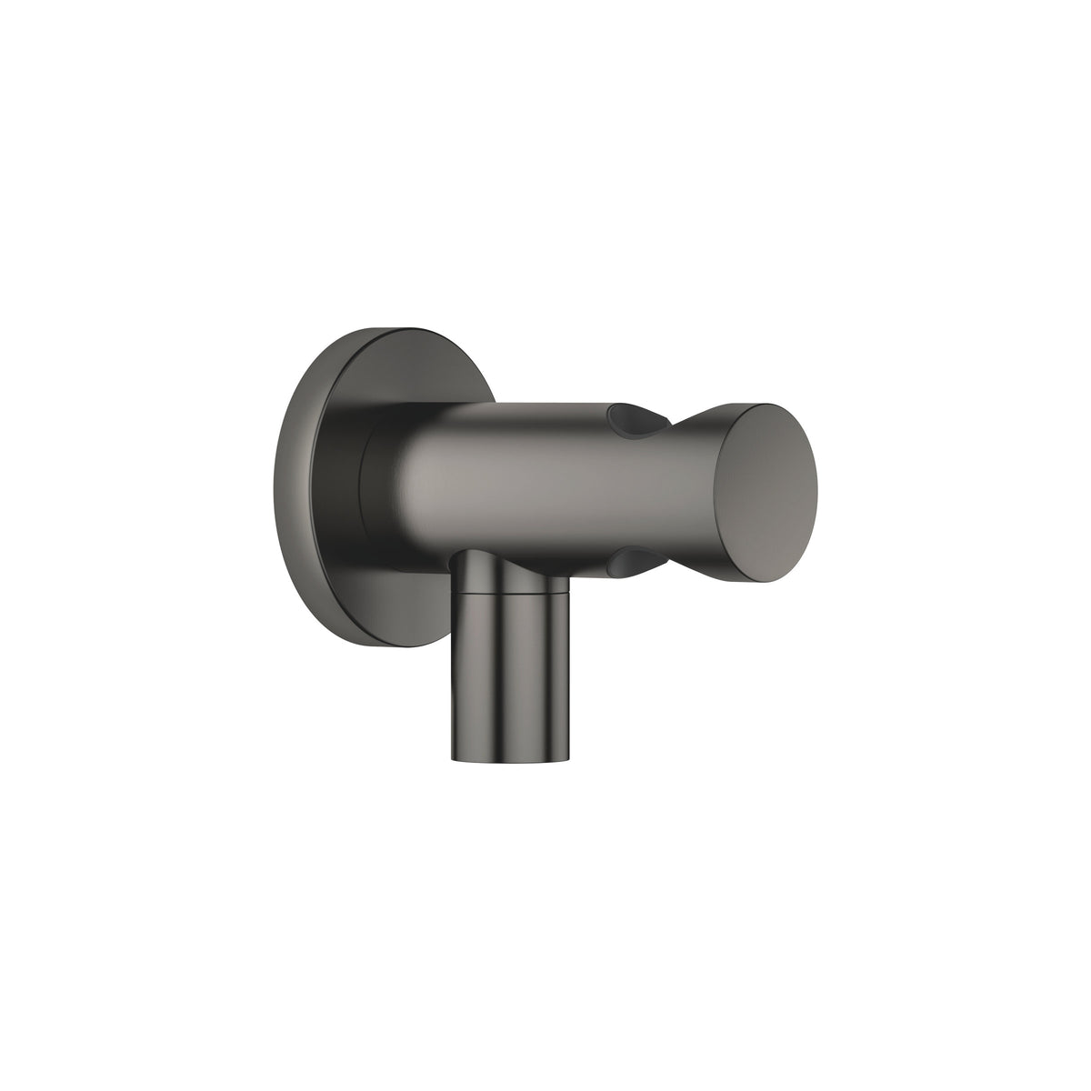 Dornbracht SERIES SPECIFIC Duvar Dirseği Entegre Duş Tutuculu — Fırçalanmış Koyu Platin