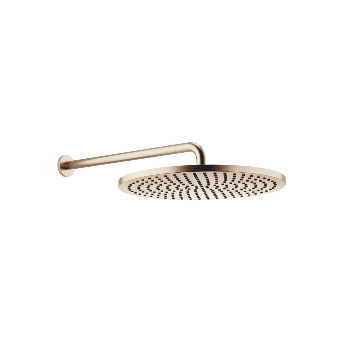 Dornbracht SERIES SPECIFIC Tepe Duşu Duvara Sabitlemeli FlowReduce 400 mm — Fırçalanmış Şampanya (22 ayar Altın)