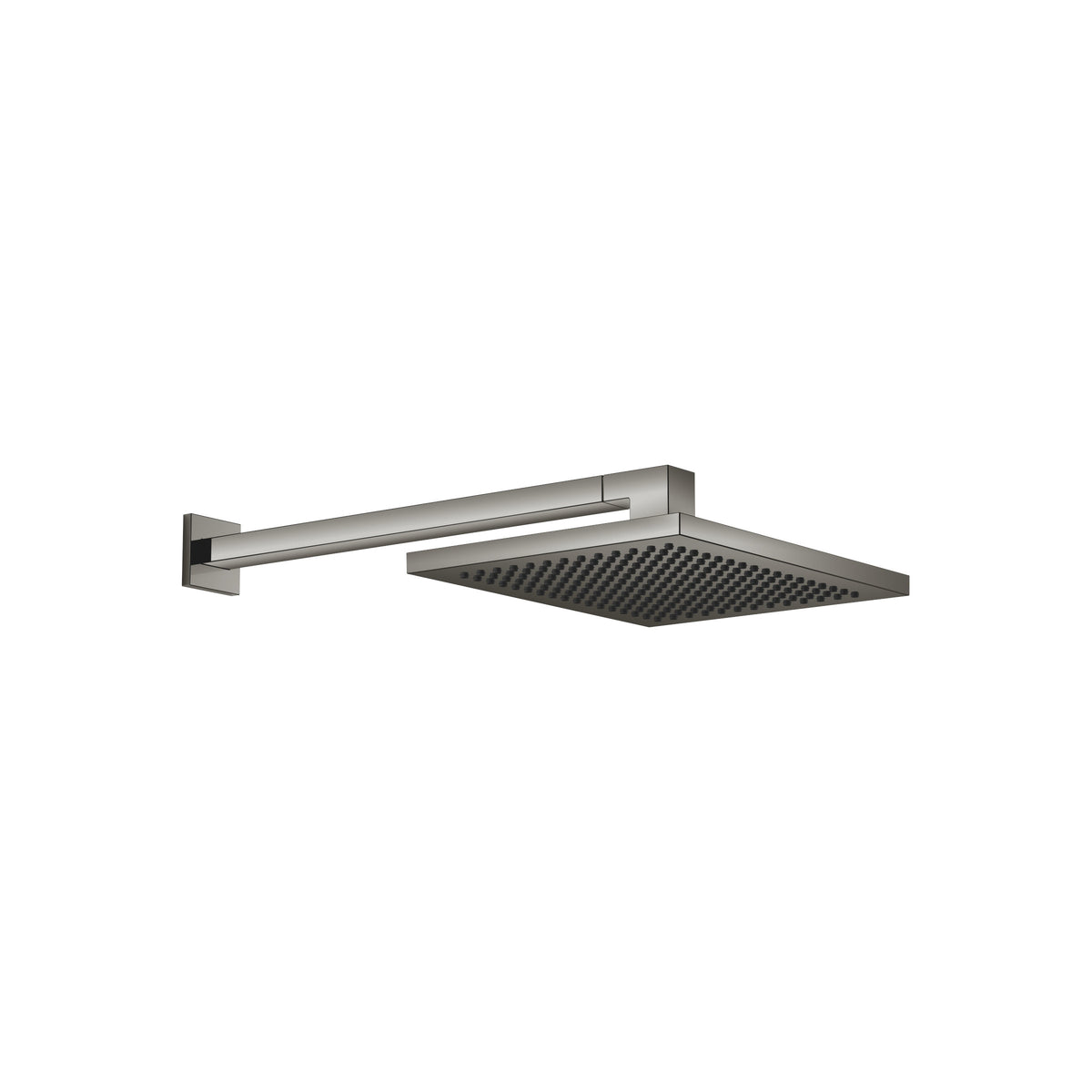 Dornbracht SERIES SPECIFIC Tepe Duşu Duvara Sabitlemeli FlowReduce 300 x 240 mm — Koyu Krom