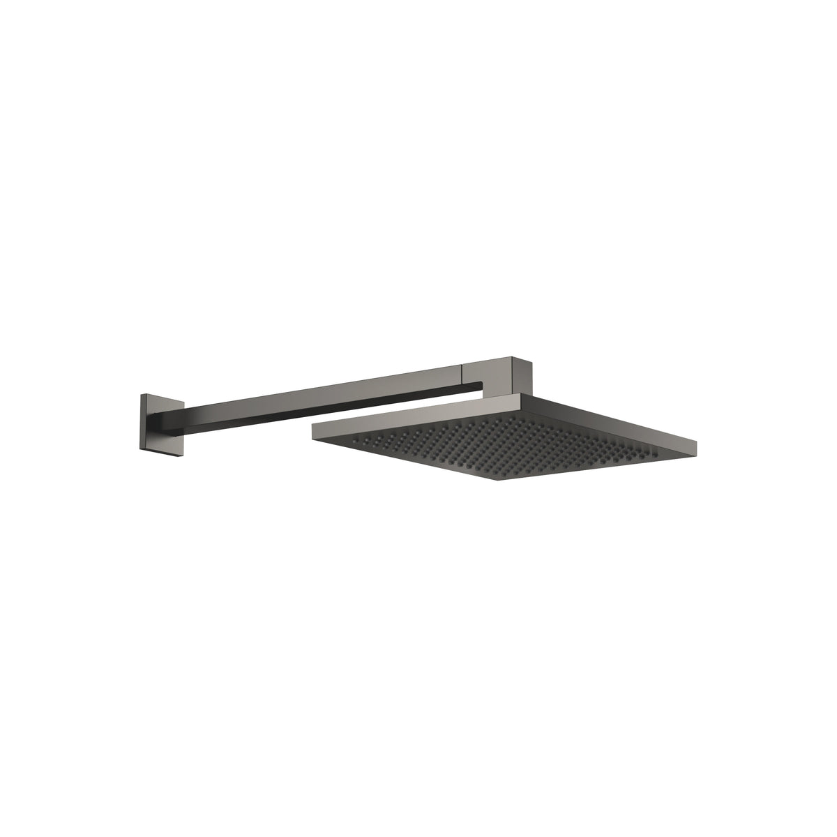 Dornbracht SERIES SPECIFIC Tepe Duşu Duvara Sabitlemeli FlowReduce 300 x 240 mm — Fırçalanmış Koyu Platin