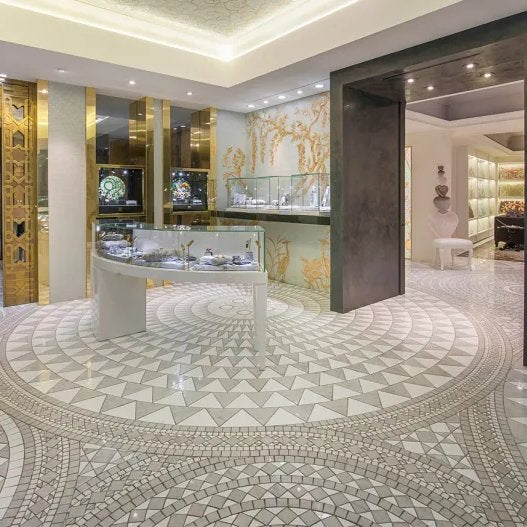 SICIS Marble Cosmati: Sanatsal Mozaik Koleksiyonuyla Zamansız Yüzeyler