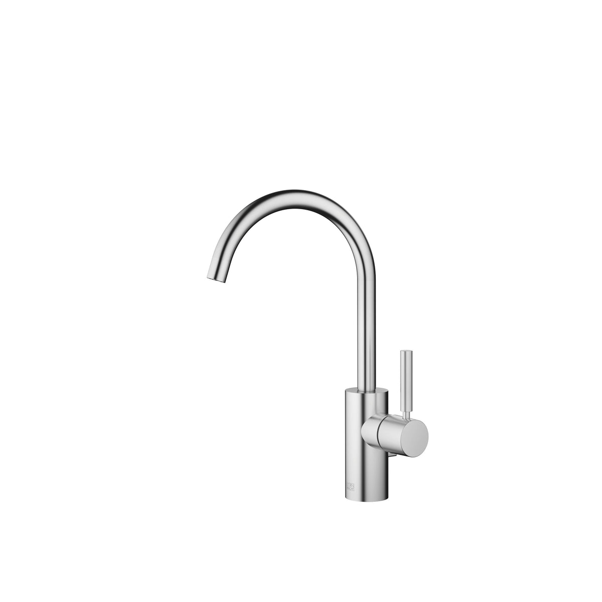 Dornbracht META Tek Kollu Lavabo Bataryası, Kumandalı Süzgeçli — Fırçalanmış Krom