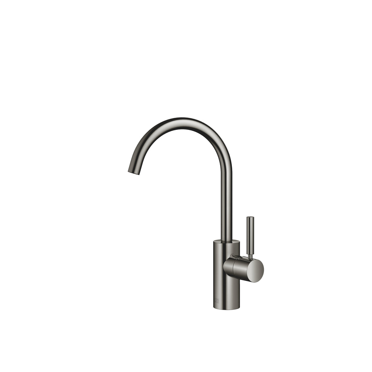 Dornbracht META Tek Kollu Lavabo Bataryası Süzgeçsiz — Koyu Krom