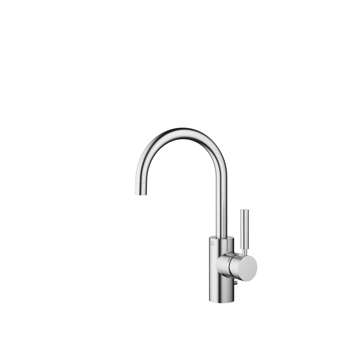 Dornbracht EDITION PRO Tek Kollu Lavabo Bataryası, Kumandalı Süzgeçli — Fırçalanmış Krom