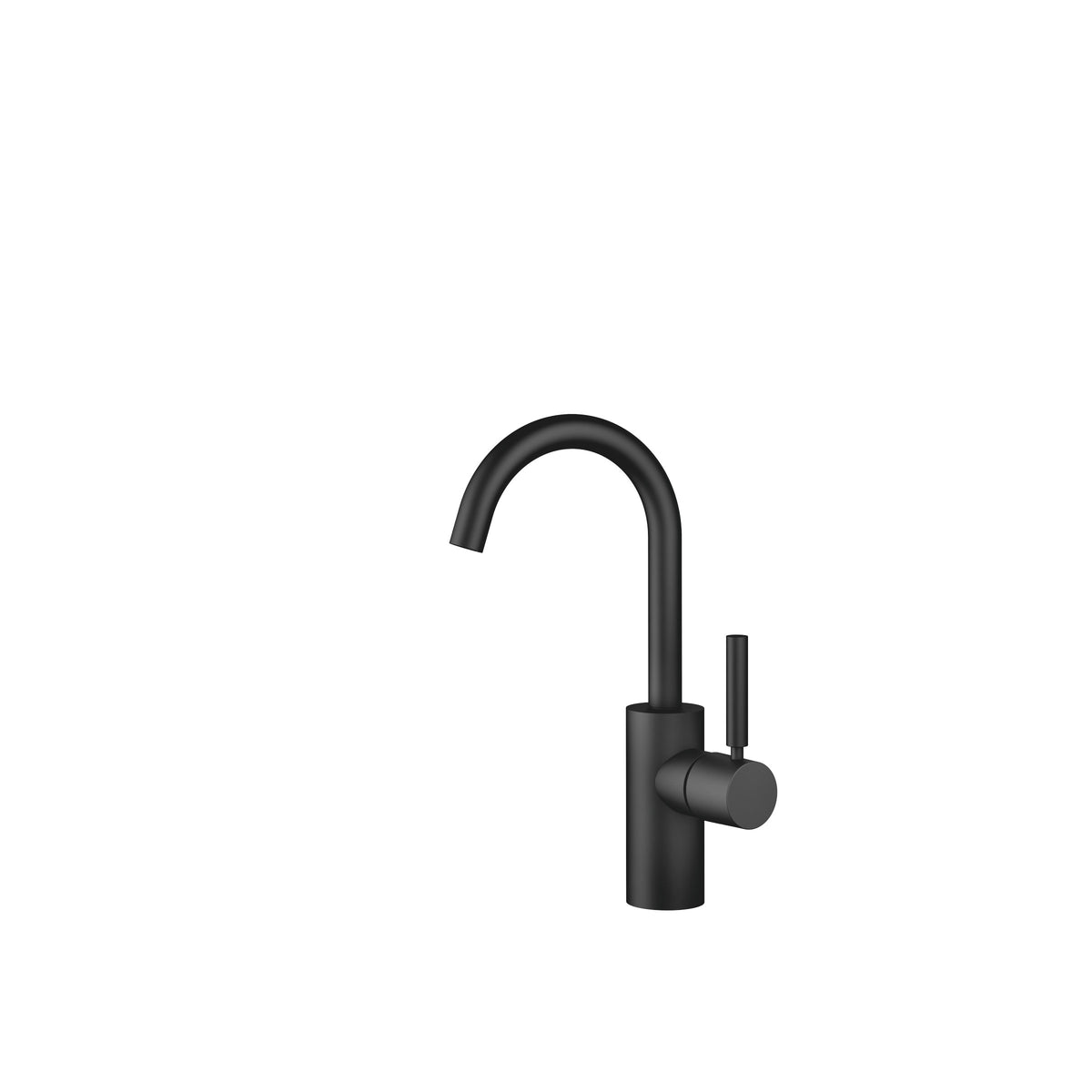 Dornbracht META Tek Kollu Lavabo Bataryası Süzgeçsiz — Mat Siyah
