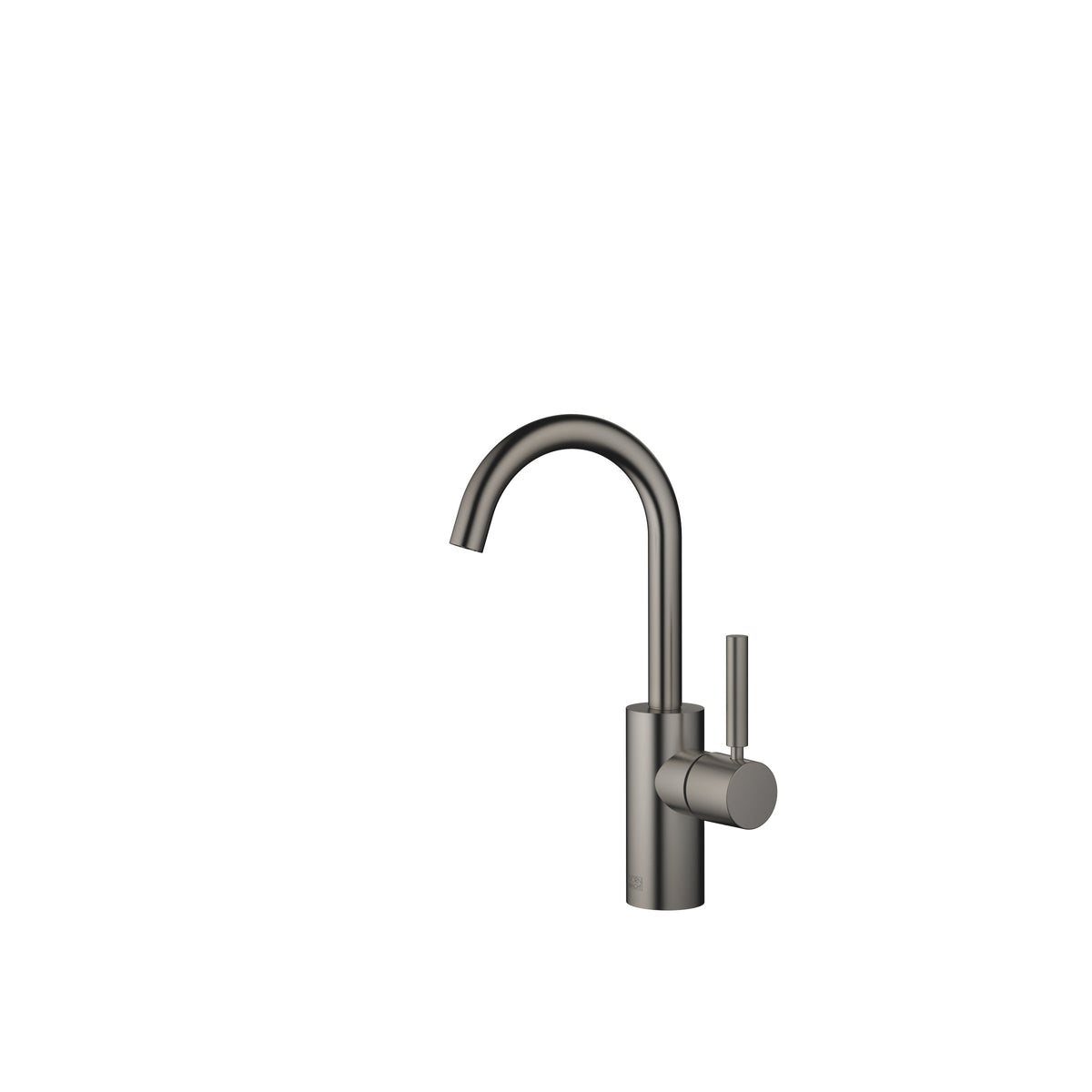 Dornbracht META Tek Kollu Lavabo Bataryası Süzgeçsiz — Fırçalanmış Koyu Platin