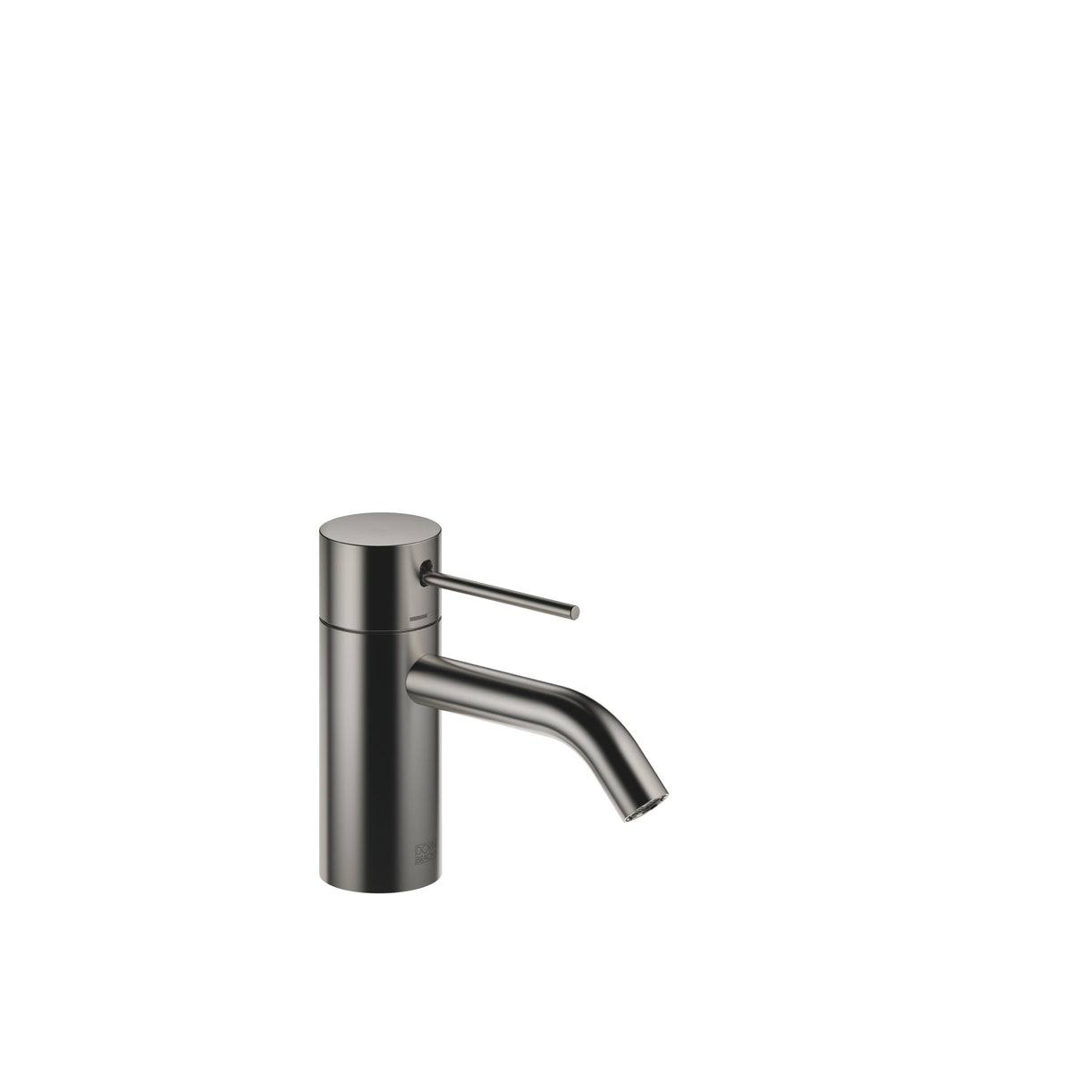 Dornbracht META META SLIM Tek Kollu Lavabo Bataryası Süzgeçsiz — Fırçalanmış Koyu Platin