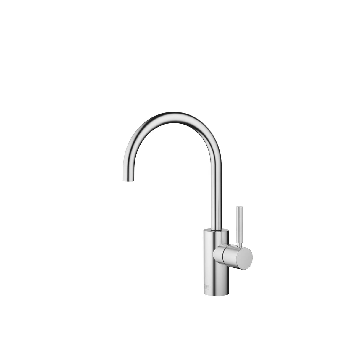 Dornbracht META Tek Kollu Lavabo Bataryası Süzgeçsiz — Fırçalanmış Krom