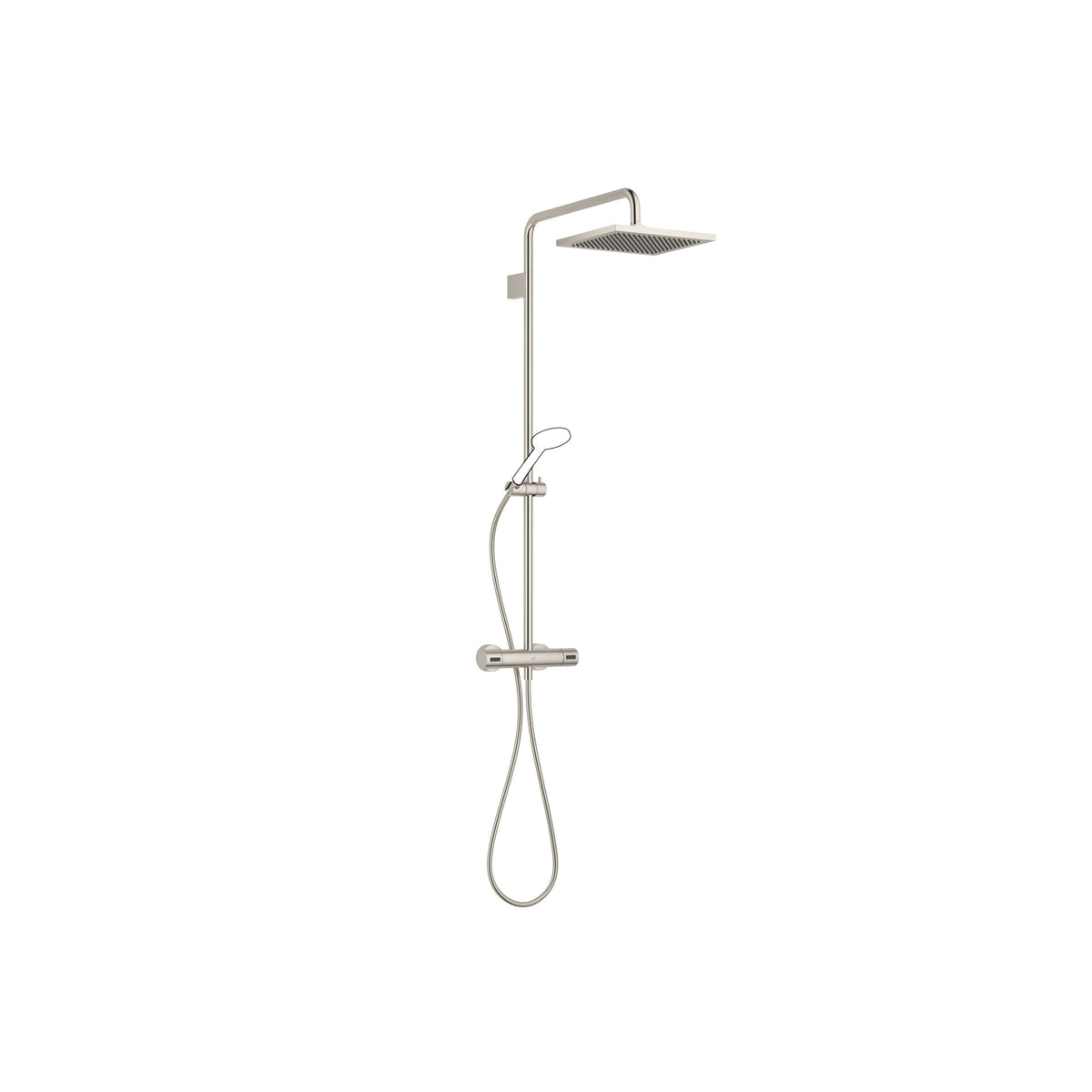 Dornbracht SERIES SPECIFIC Duş Kolonu Duş Termostatlı El Duşusuz 300 x 240 mm — Fırçalanmış Platin