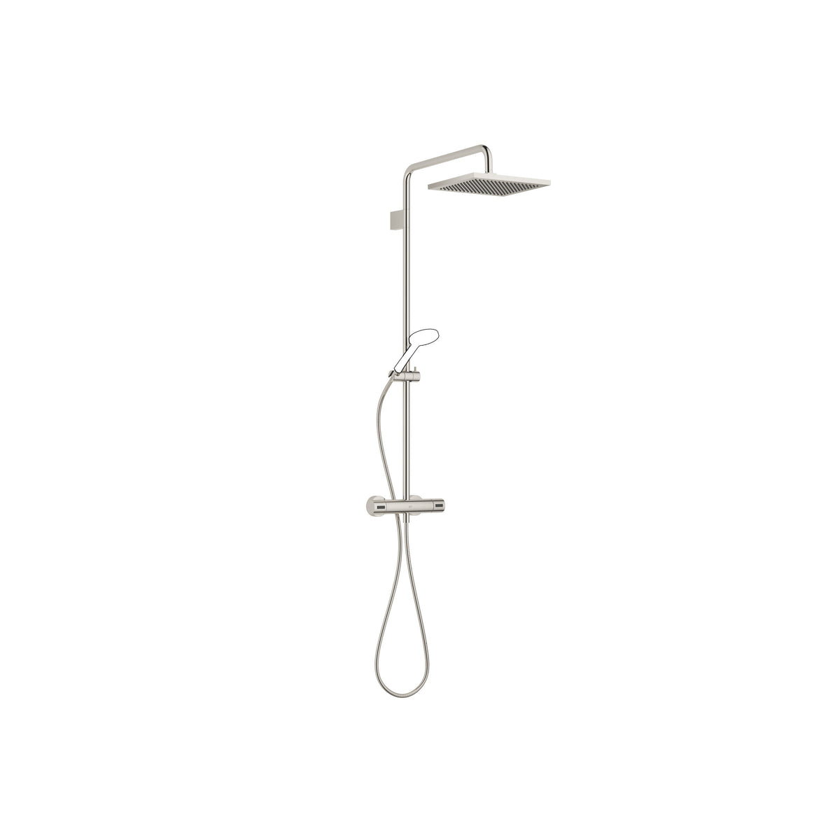 Dornbracht SERIES SPECIFIC Duş Kolonu Duş Termostatlı El Duşusuz 300 x 240 mm — Platin