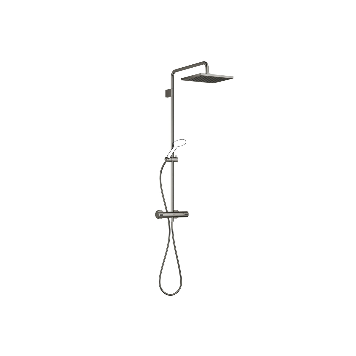 Dornbracht SERIES SPECIFIC Duş Kolonu Duş Termostatlı El Duşusuz 300 x 240 mm — Koyu Krom