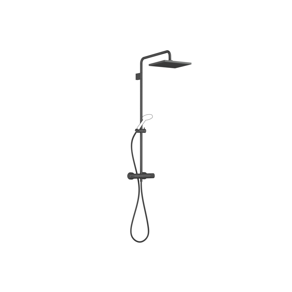 Dornbracht SERIES SPECIFIC Duş Kolonu Duş Termostatlı El Duşusuz 300 x 240 mm — Mat Siyah