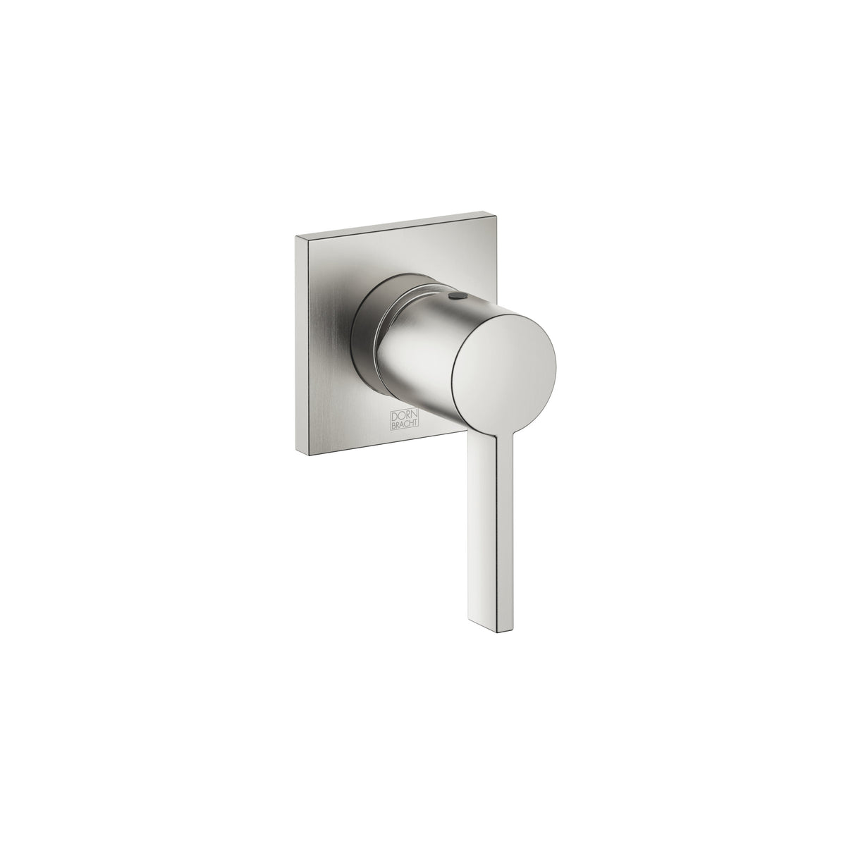Dornbracht SERIES SPECIFIC Ankastre Tek Kollu Batarya Kapak Plakalı — Fırçalanmış Platin