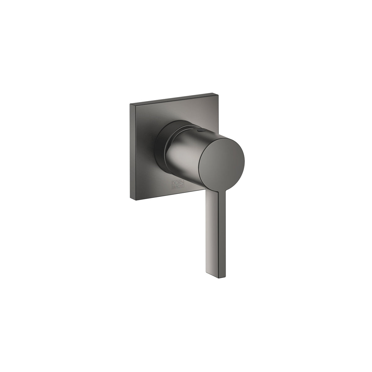Dornbracht SERIES SPECIFIC Ankastre Tek Kollu Batarya Kapak Plakalı — Fırçalanmış Koyu Platin