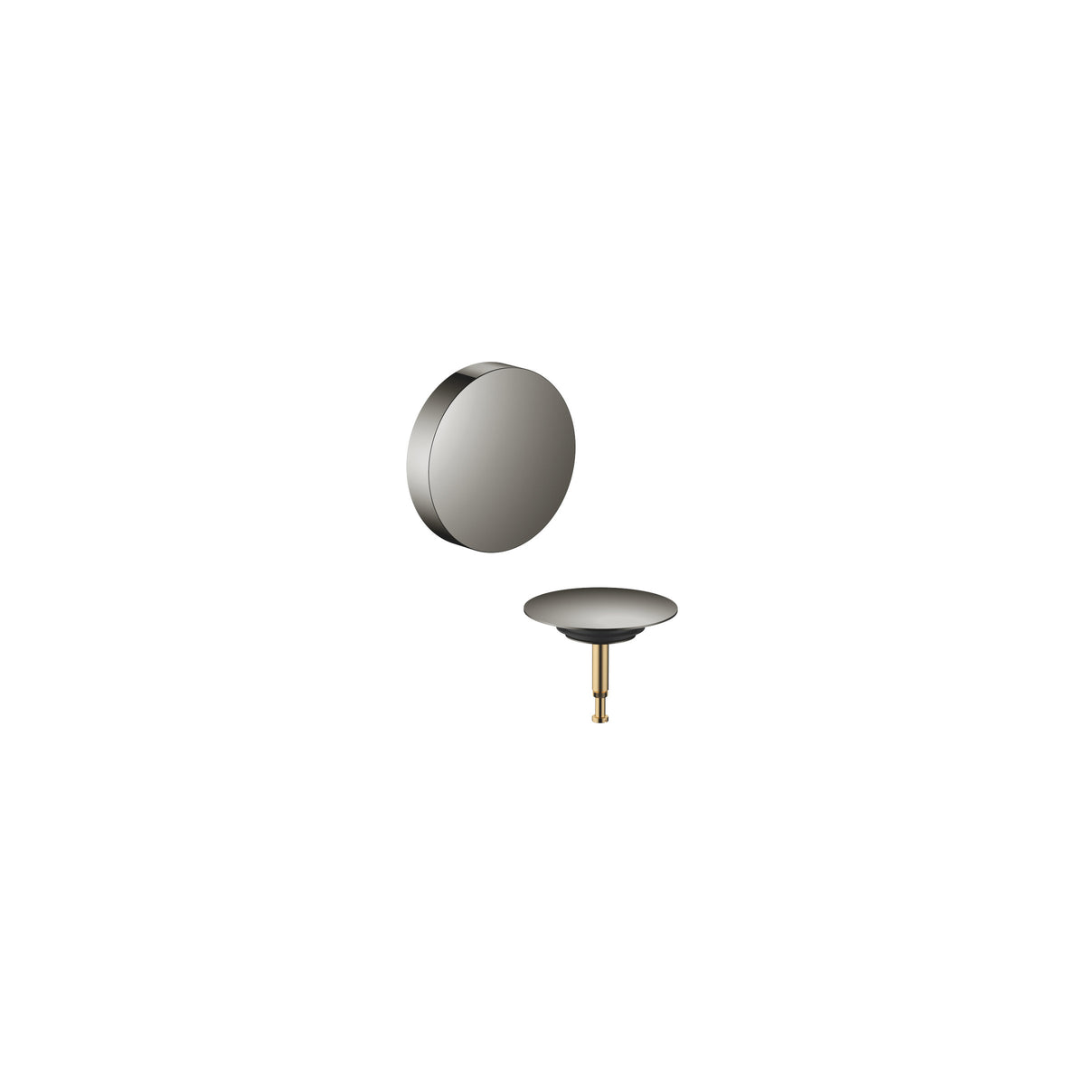 Dornbracht SERIES-VARIOUS Kumandalı Süzgeç ve Taşma Seti — Koyu Krom