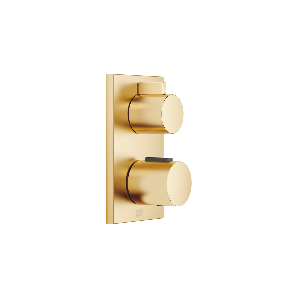 Dornbracht SERIES SPECIFIC Ankastre Termostat, Tek Fonksiyonlu Ara Musluklu — Fırçalanmış Durabrass (23 ayar Altın)