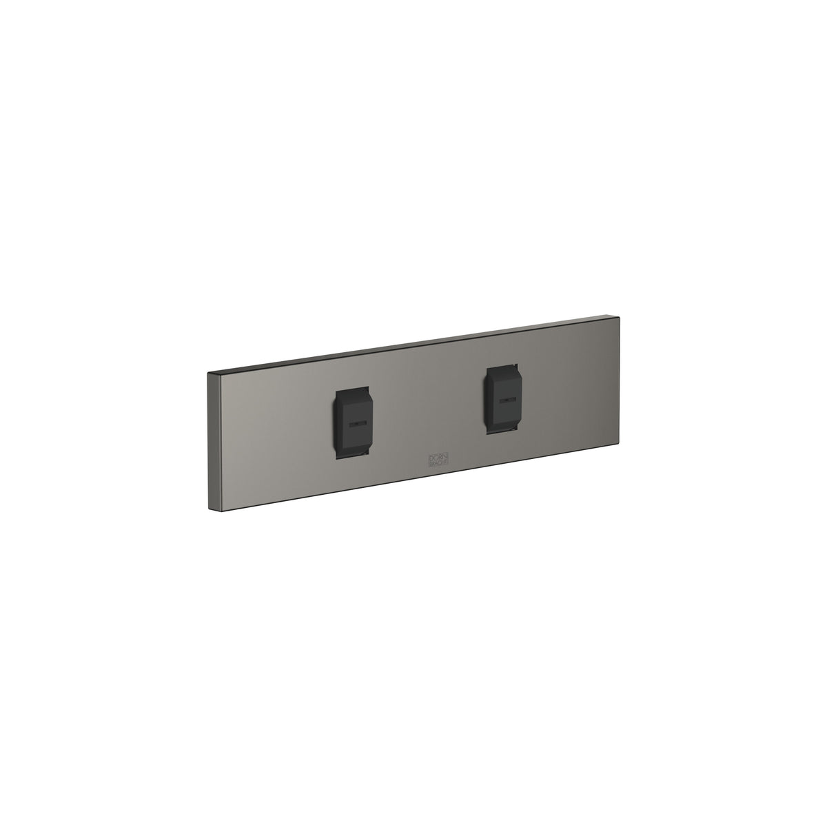 Dornbracht SERIES-VARIOUS WATER FAN Horizontal Ankastre Vücut Duşu — Fırçalanmış Koyu Platin