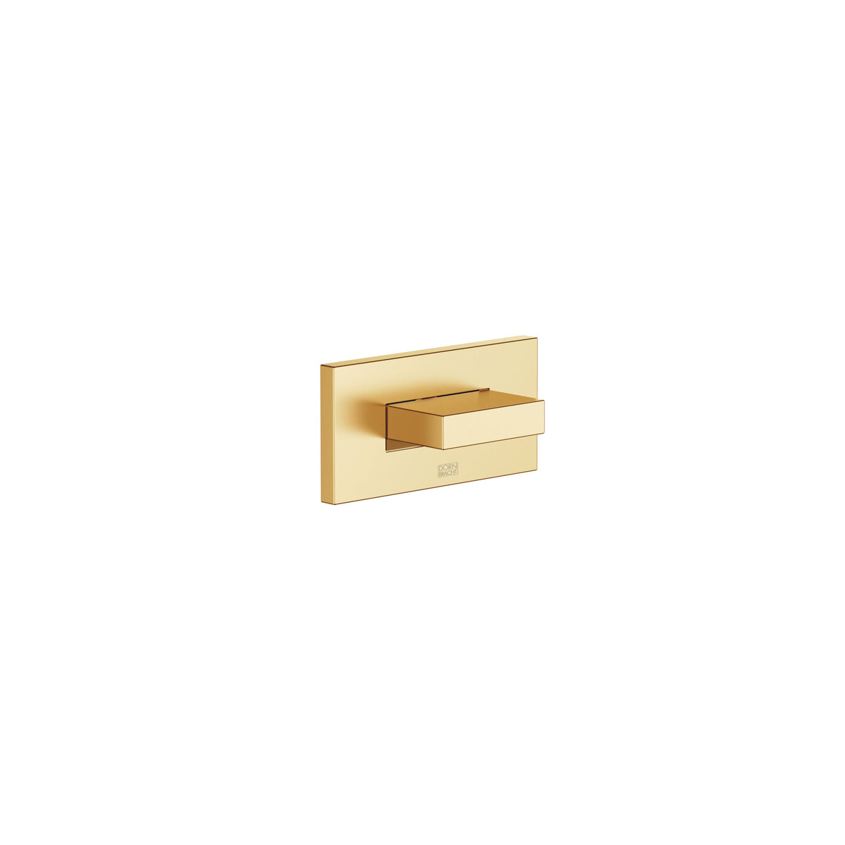 Dornbracht SERIES-VARIOUS WATER CURVE Ankastre Vücut Duşu — Fırçalanmış Durabrass (23 ayar Altın)