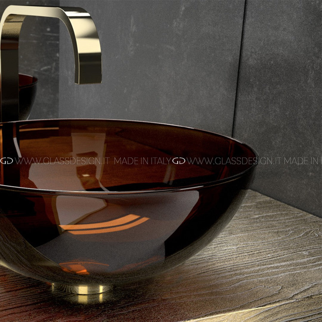 Glass Design Laguna: Kristal Çanak Lavabo Koleksiyonu